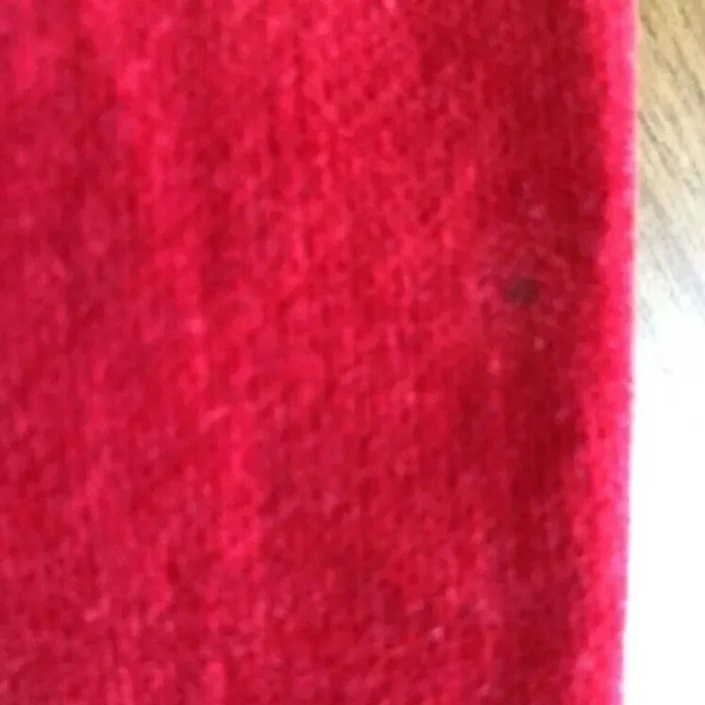 MOSSIMO Women Front Button 100% Cotton Collar Corduroy Red Coat Jacket Sz Medium - Picture 12 of 12